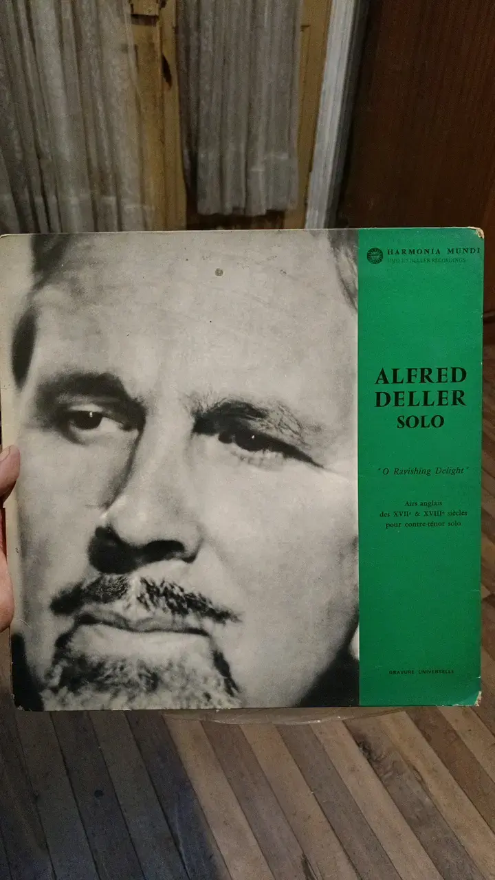 Vinilo Alfred Deller Solo - Música Clásica - 1