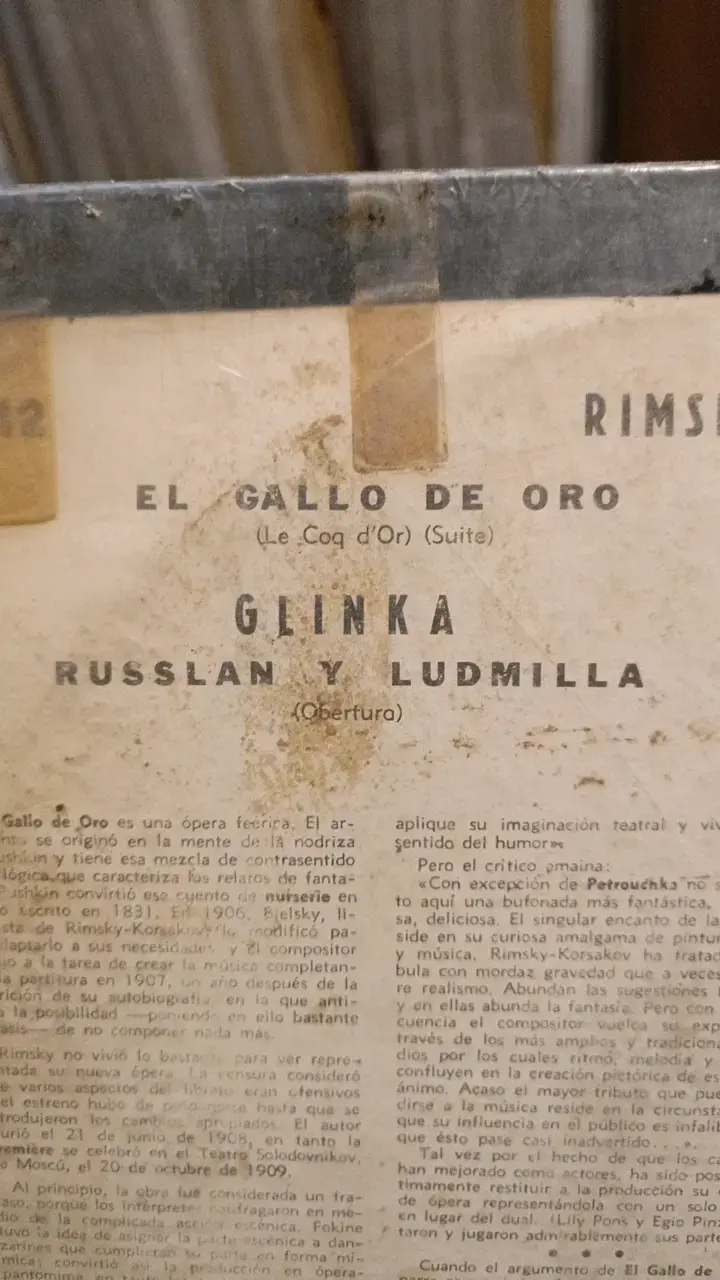 Vinilo clásico Rimsky-Korsakov Le Coq d'Or - 2