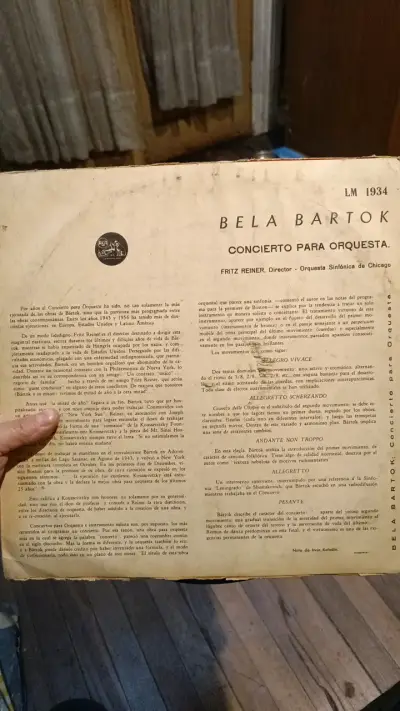 Vinilo Bela Bartok Concierto para Orquesta - miniatura 3