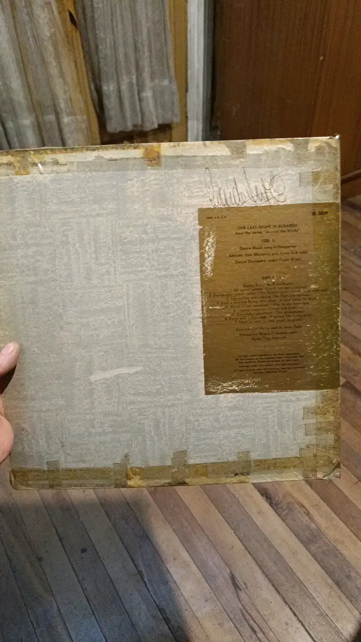 Vinilo 'Our Last Night in Budapest' antiguo - 3