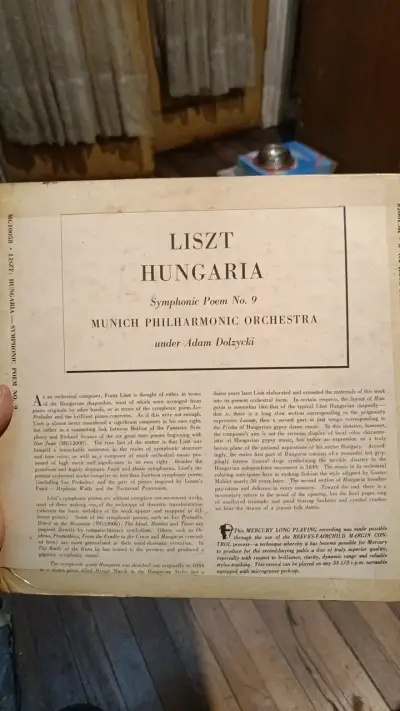 Vinilo Liszt Hungaria Poema Sinfónico No. 9 - miniatura 2