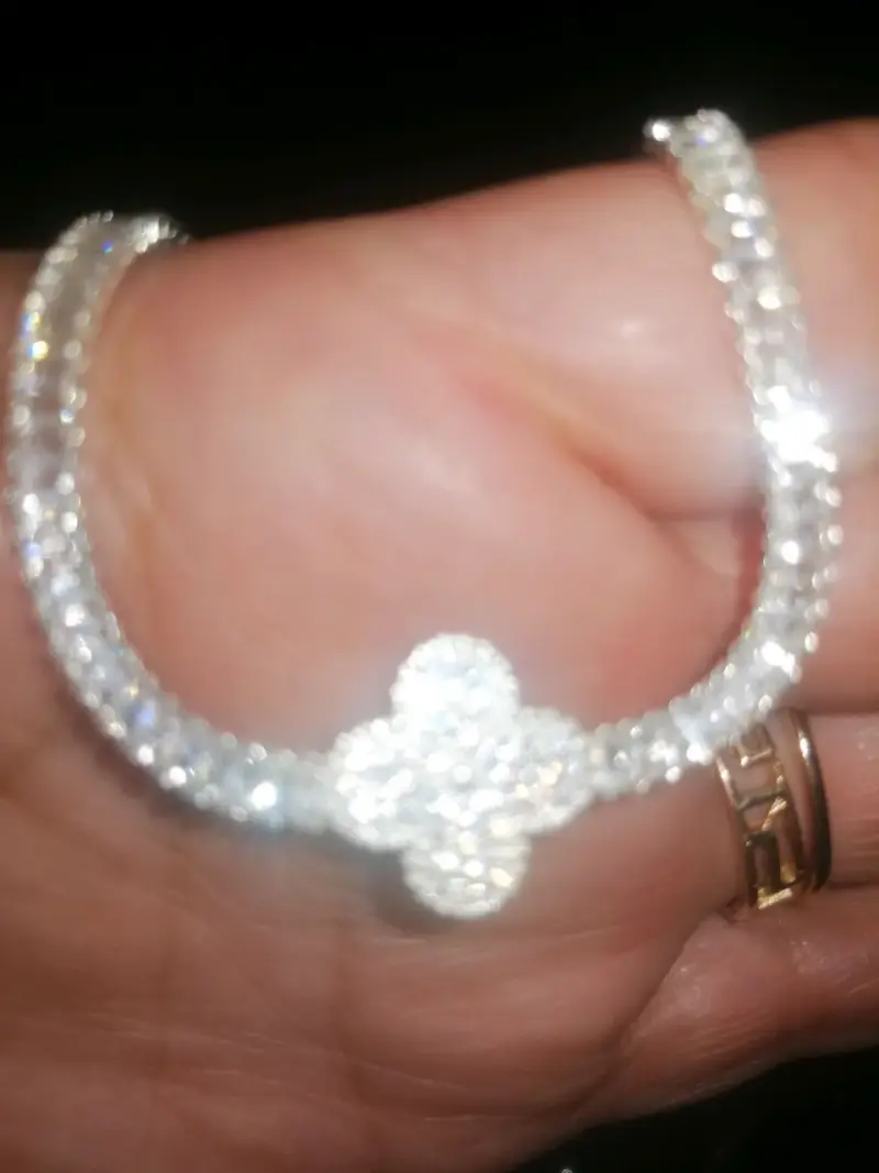 Collar de plata nacional 925 con circones