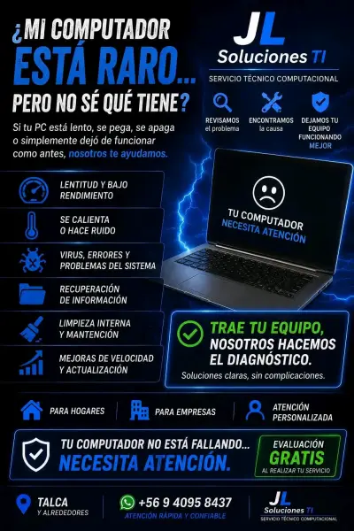 Servicio de mantenimiento de notebooks - miniatura 1