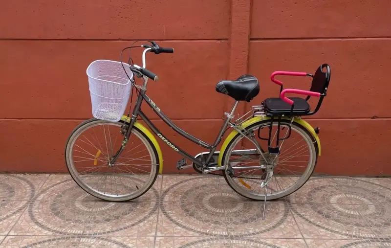 Bicicleta Oxford con asiento infantil y canasto - 1