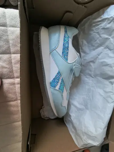 Zapatillas Reebok azul con glitter - miniatura 1