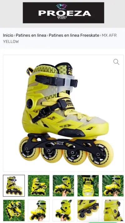 Patines de suspensión MX Fitness amarilla - miniatura 5