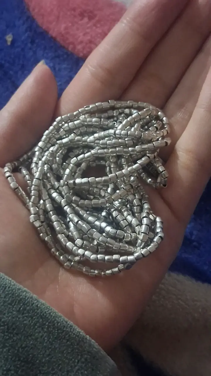 Pulsers y/o collar mostacillas de plata950 - 1