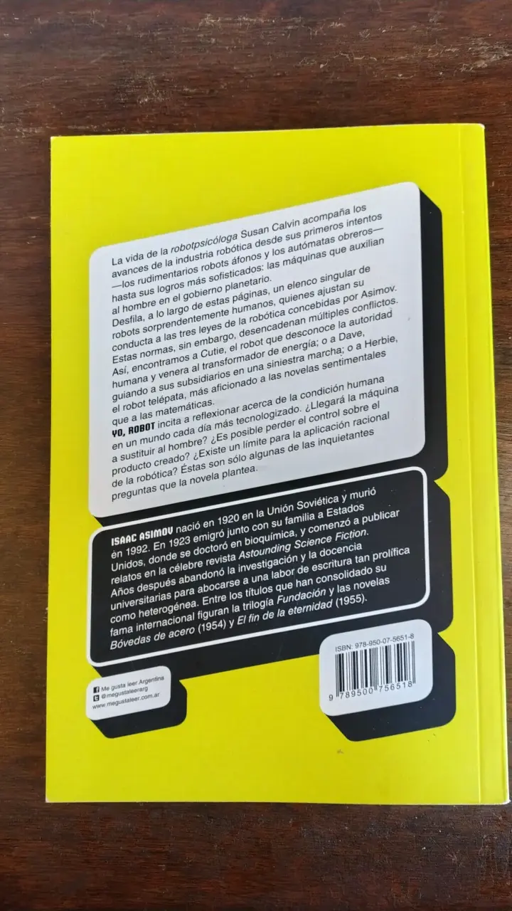 Libro 'Yo, Robot' de Isaac Asimov - 2