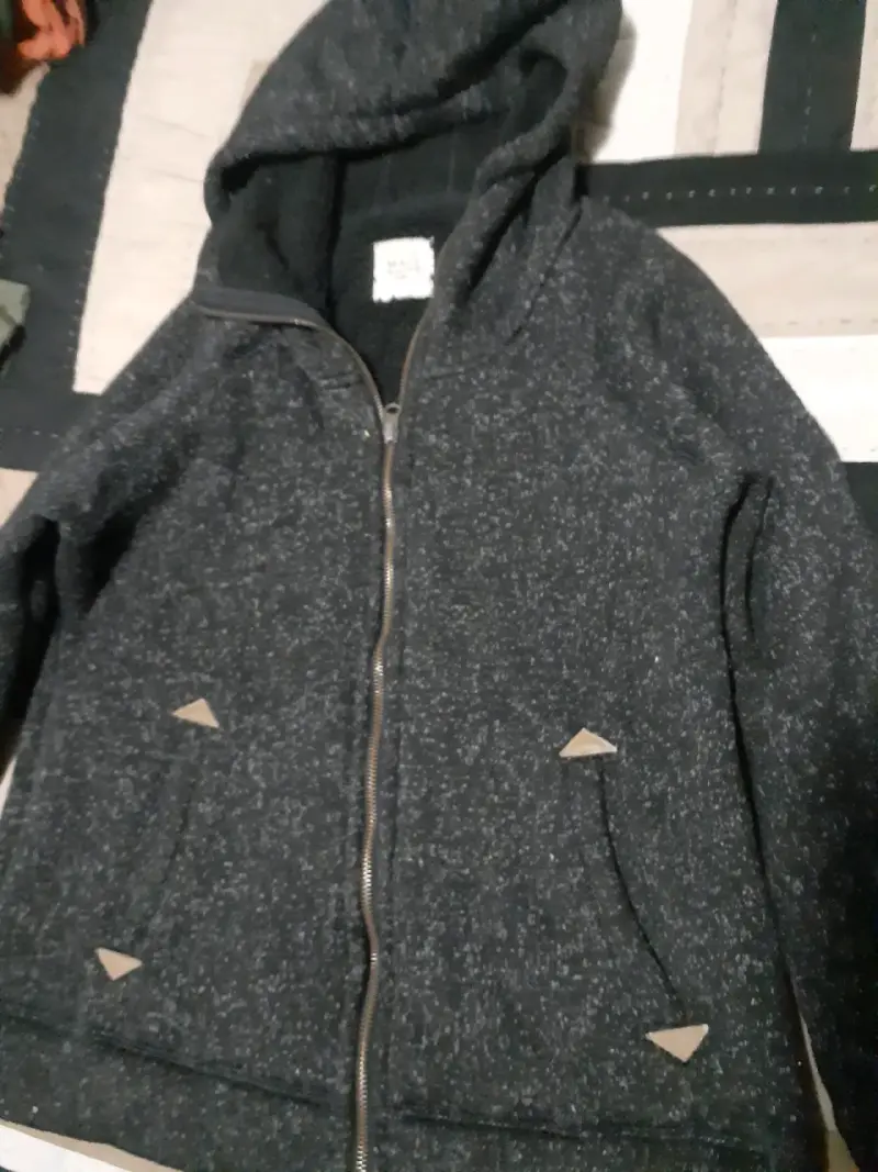 Chaqueta Maui & Sons negra con forro polar - 2