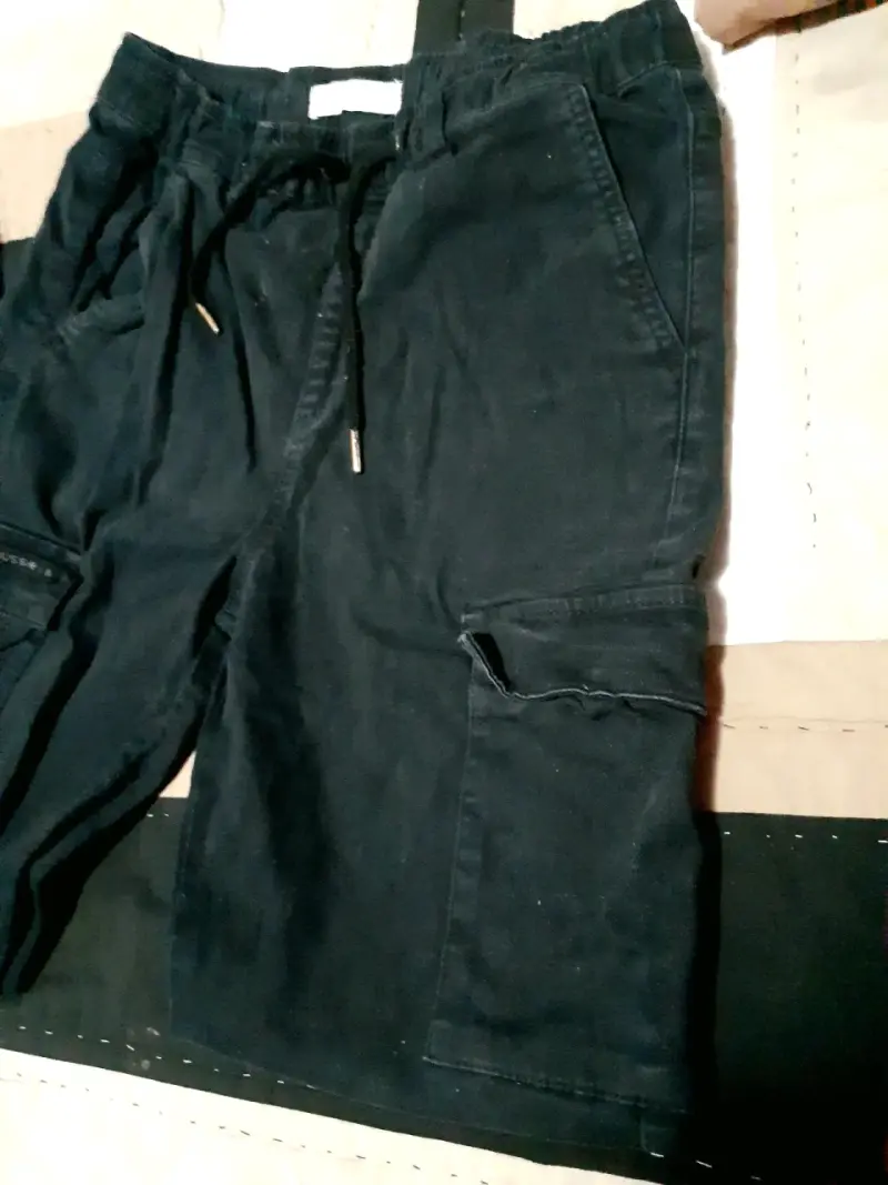 Pantalones cargo beige para hombre talla 16 - 3