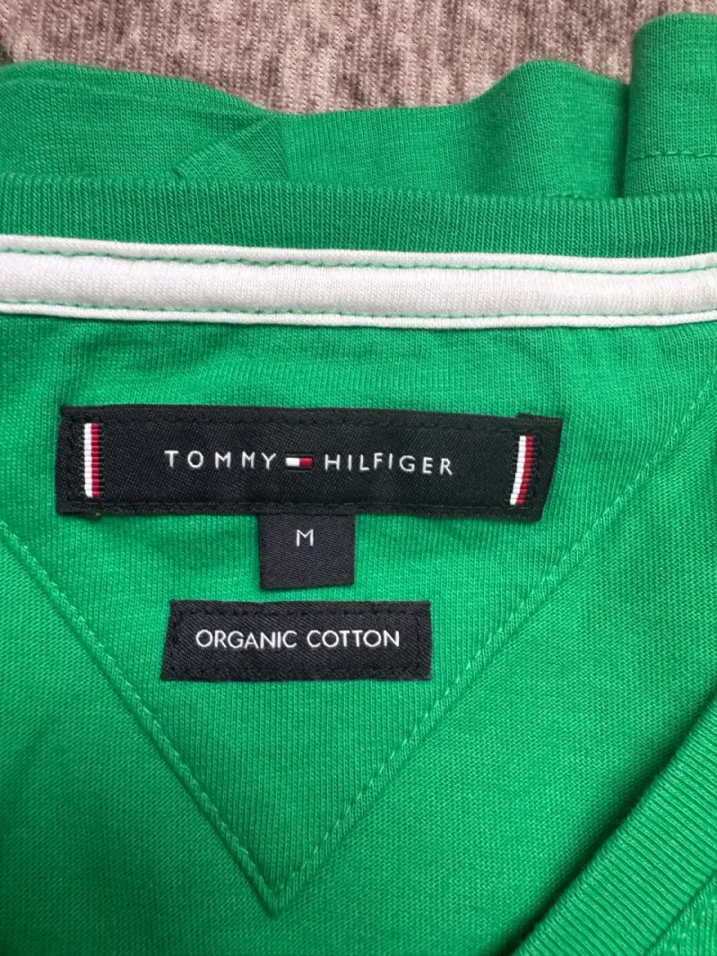 Polera verde Tommy Hilfiger de algodón - 3