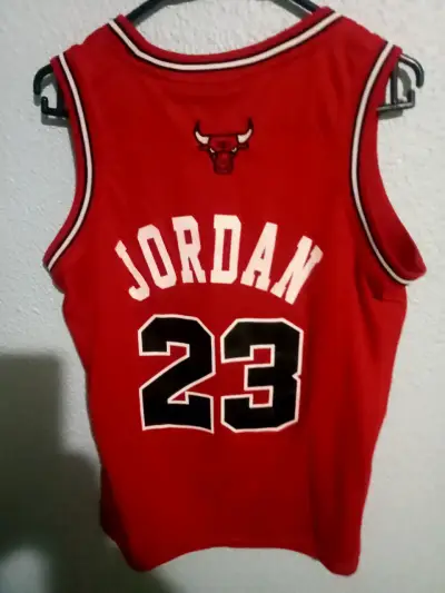 Camiseta de baloncesto Jordan Bulls roja - miniatura 1