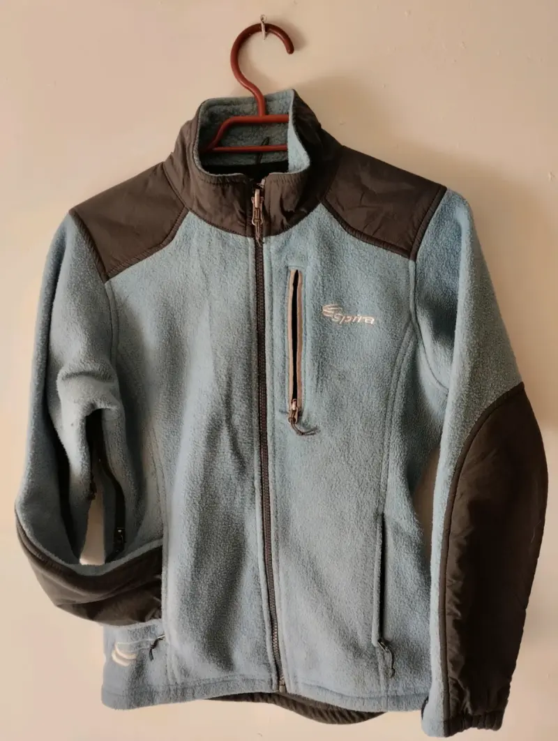 Chaqueta polar Spira celese y gris - 1