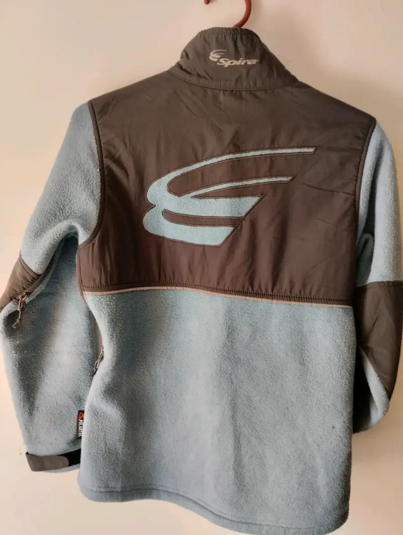 Chaqueta polar Spira celese y gris - 3