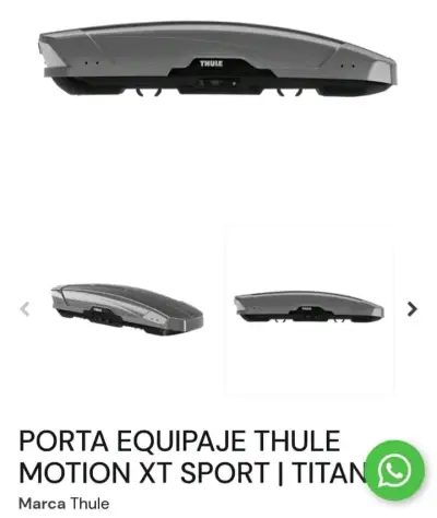Baúl portaequipaje Thule gris - miniatura 4