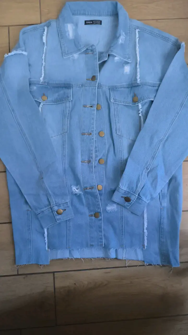 Chaqueta de mezclilla Shein azul XS oversize - 1
