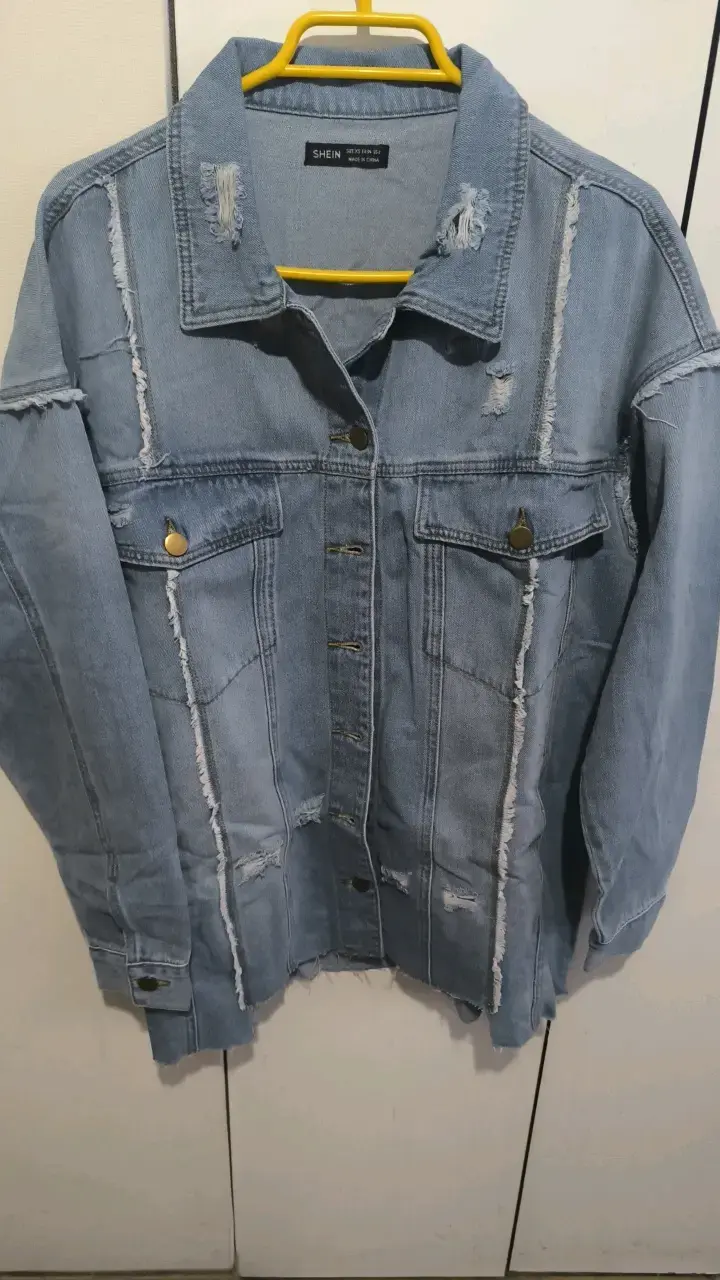 Chaqueta de mezclilla Shein azul XS oversize - 2