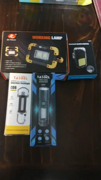 Lote linterna, lámpara y luz  LED recargable - miniatura 6