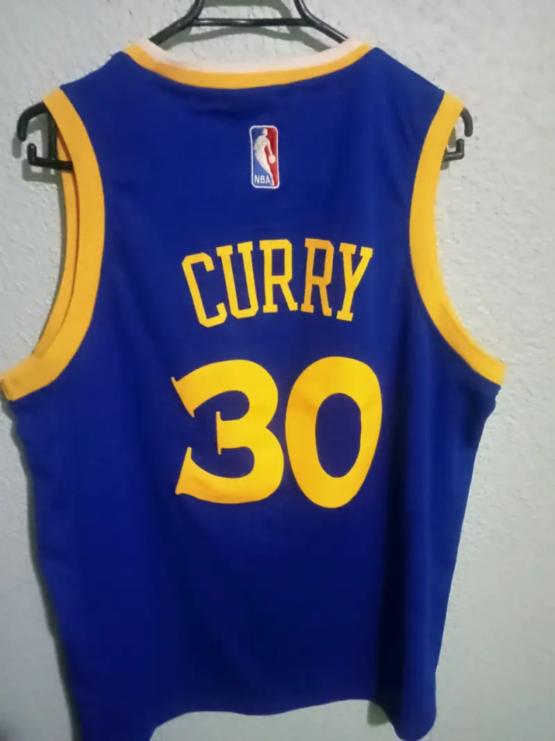 Camiseta NBA Curry 30 Warriors azul - 1