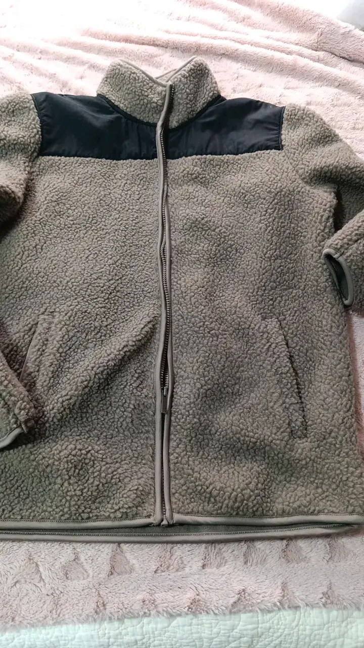Chaqueta polar Newport gris con cierre - 2