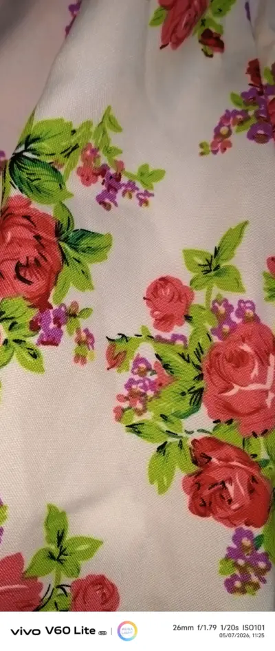 Vestido estilo kimonos floral rosado xl - miniatura 2