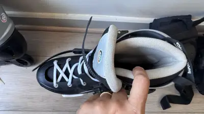 Patines en línea Rock Skate negros - miniatura 6