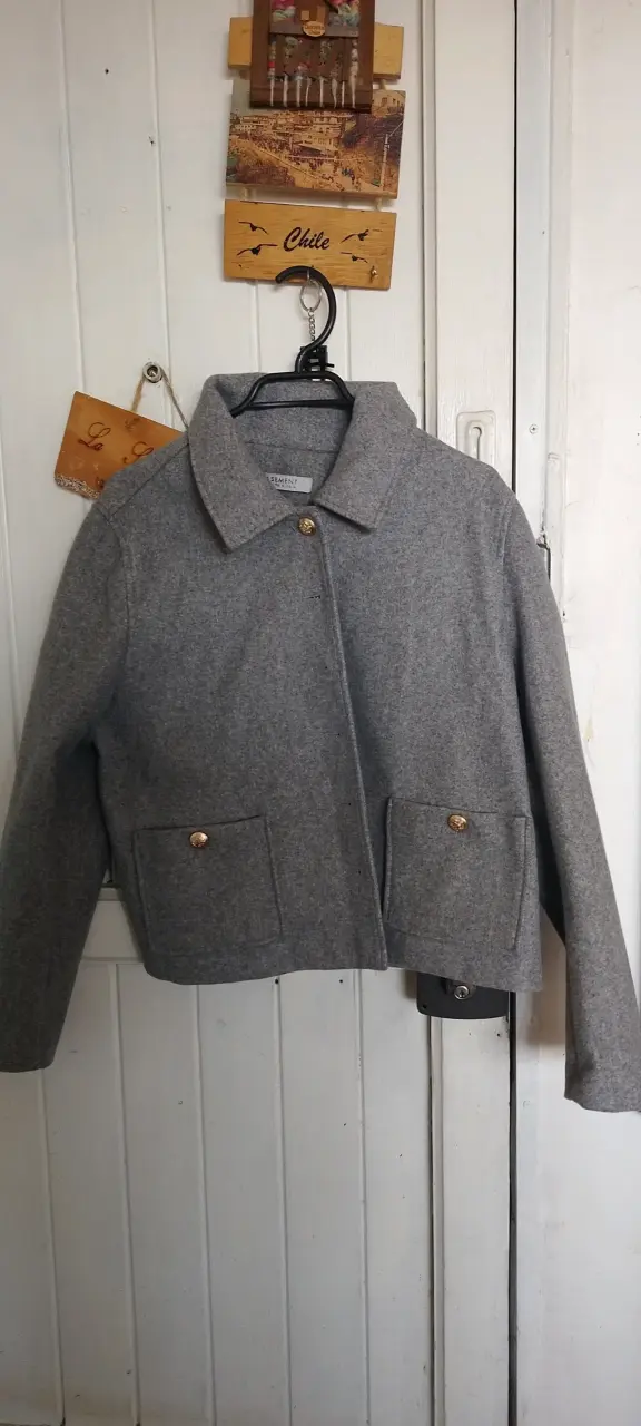Chaqueta beige A|X con cierre frontal - 4