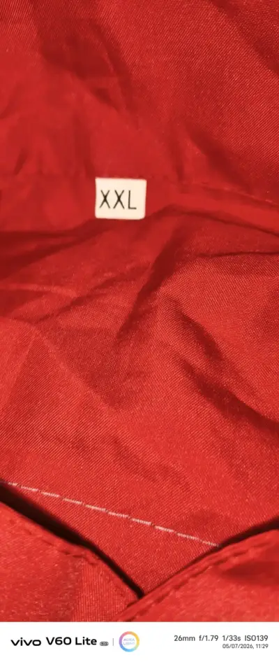 Overol rojo con cintas reflectantes - miniatura 2