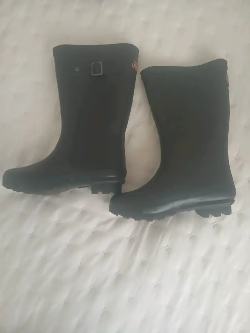 Botas de goma negras impermeables - 1