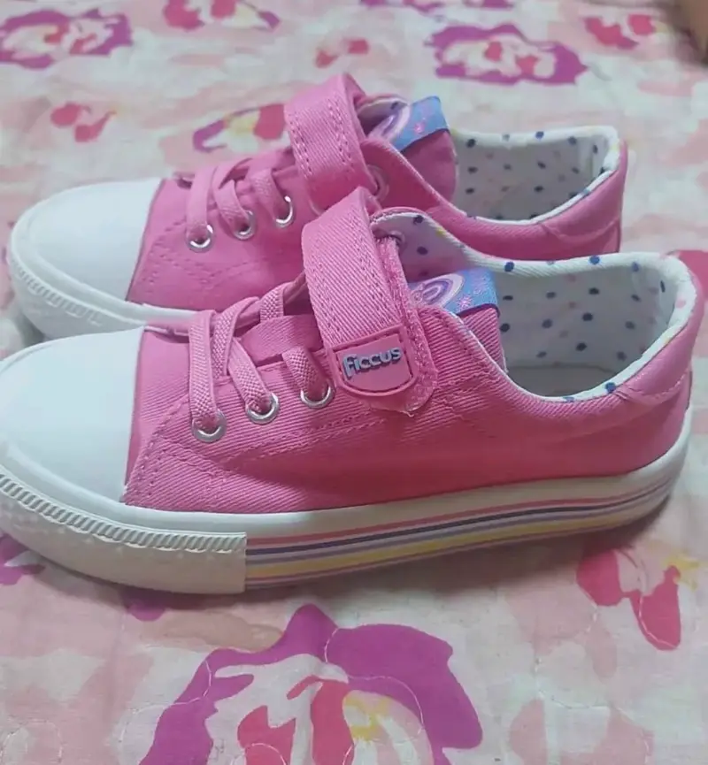 Zapatillas rosadas para niña Ficus - 1
