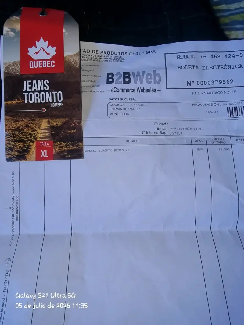 Jeans Toronto Quebec para hombre talla XL - 1