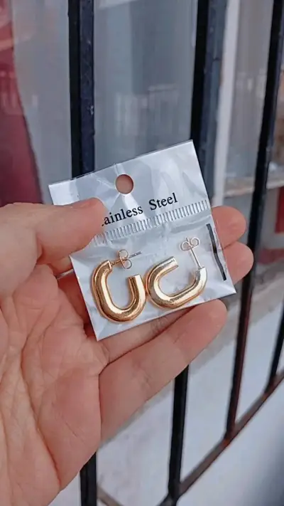 Aros de plata estilo trenzado - miniatura 5
