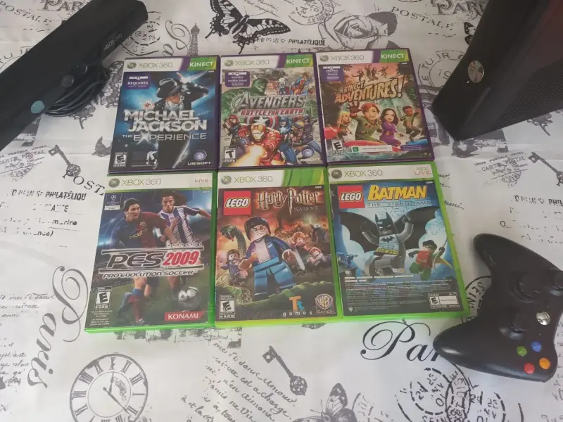 Consola Xbox 360 con Kinect y juegos - 2