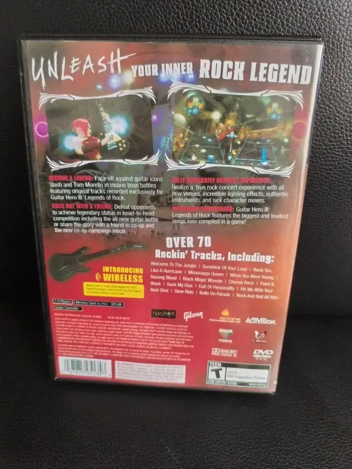 Guitar Hero III: Legends of Rock PS2 (Alternativo) - 2