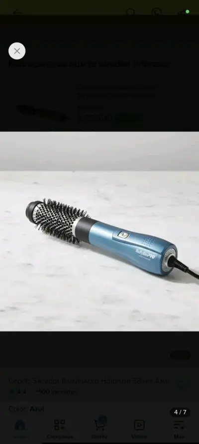Cepillo Secador Babylisspro Hotbrush Azul - miniatura 1