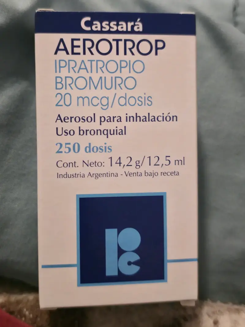 bromuro de ipratropio (20 mcg/dosis) 250 dosis - 1