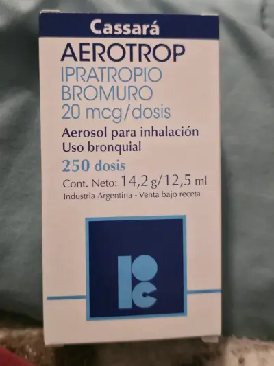 bromuro de ipratropio (20 mcg/dosis) 250 dosis - miniatura 1