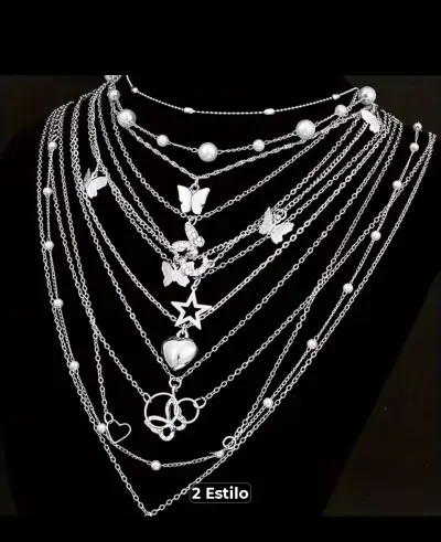 Collares y pulseras plata 925 nuevos módicos valor - miniatura 1