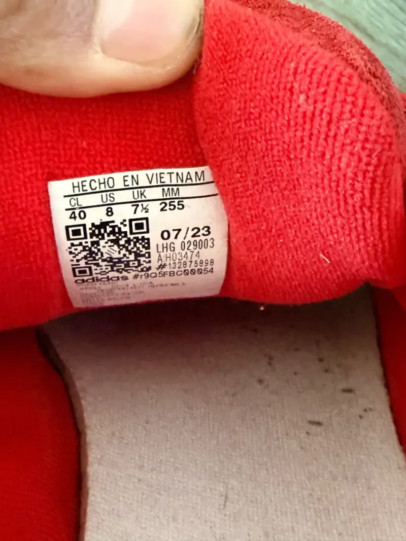 Zapatillas Adidas rojas talla 40 - 1