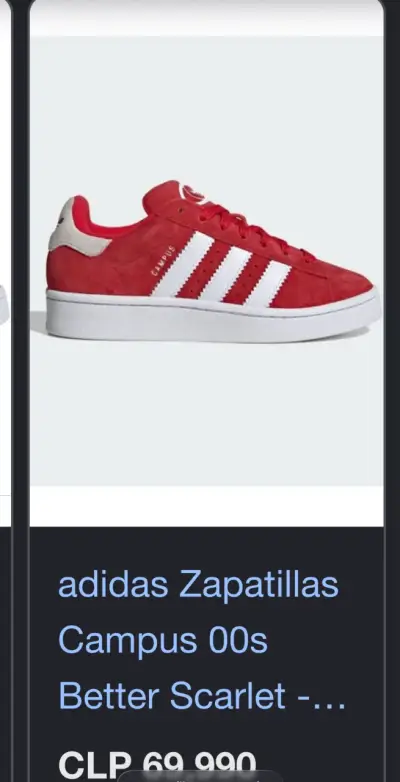 Zapatillas Adidas rojas talla 40 - miniatura 4