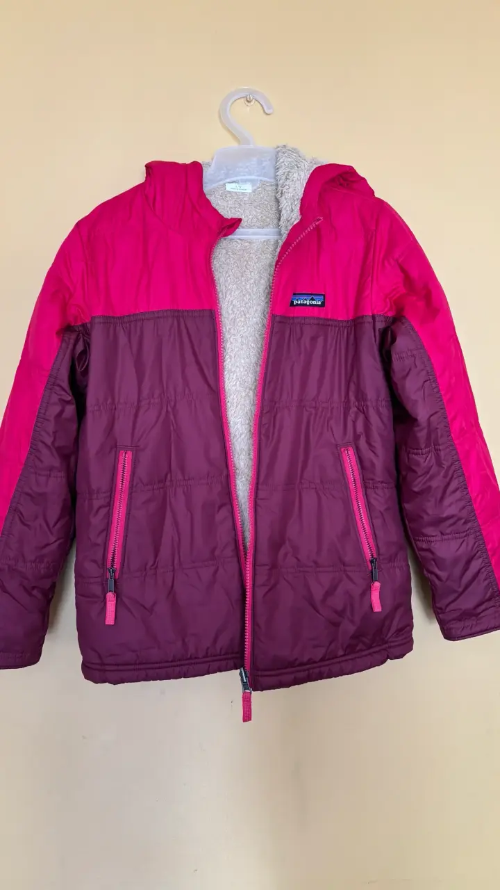 Chaqueta Patagonia bicolor con capucha - 1