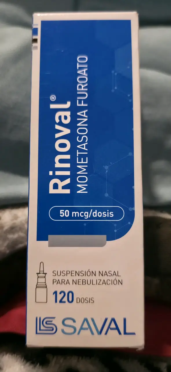 Suspensión nasal Rinoval 120 dosis(mometasona) - 1