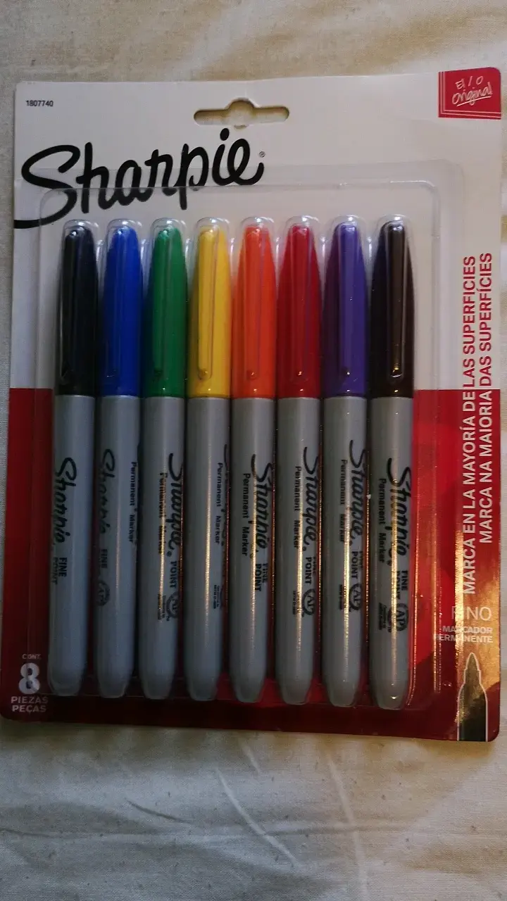 Set de 8 marcadores permanentes Sharpie