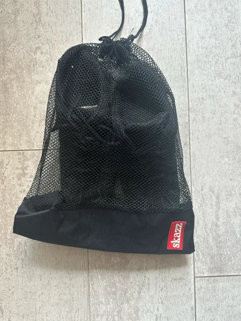 Zapatillas de danza Skazz negras en bolsa