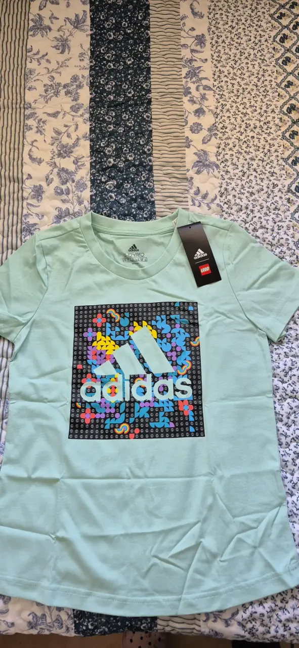 Polera Adidas Lego blanca para niños - 2