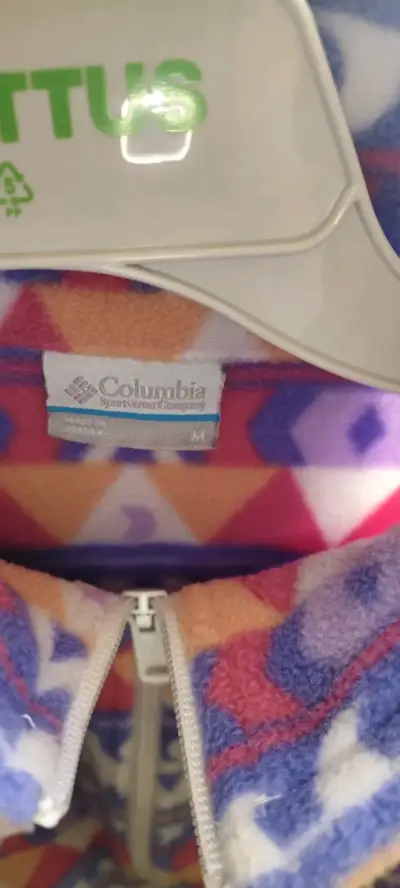 Chaqueta polar Columbia mujer original estampada - miniatura 2