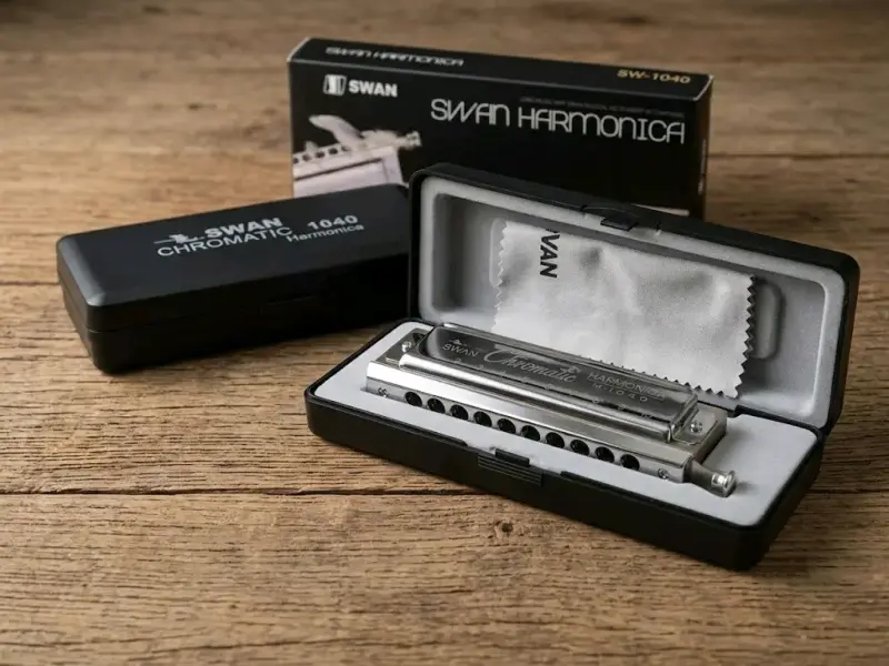 Armónica cromática Swan 1040 con estuche