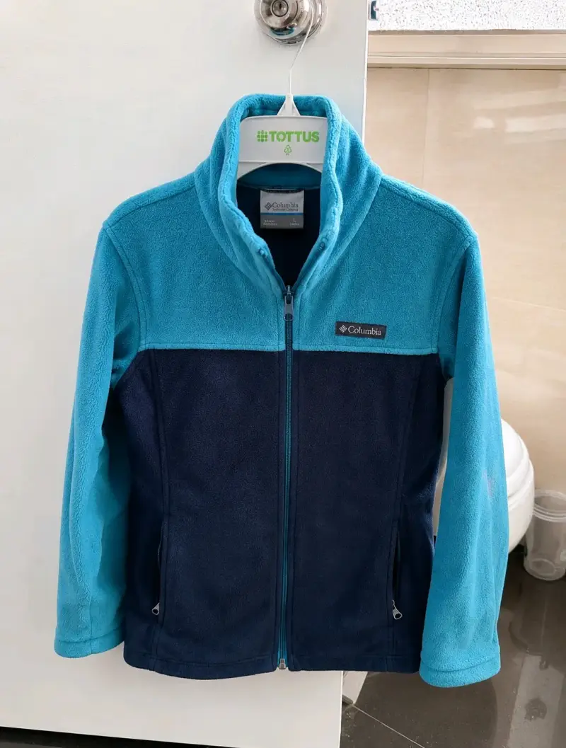 Polar Columbia original bicolor azul-celeste niño - 1