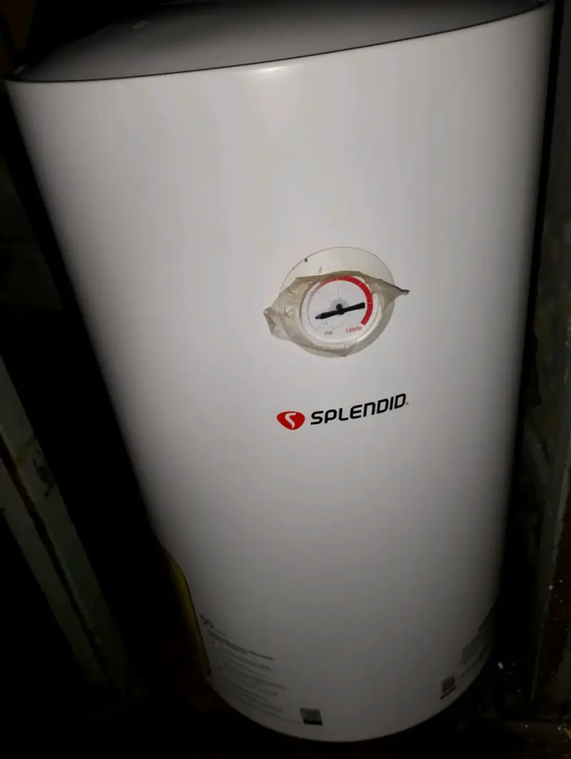 Calefón eléctrico Splendid con termómetro - 1
