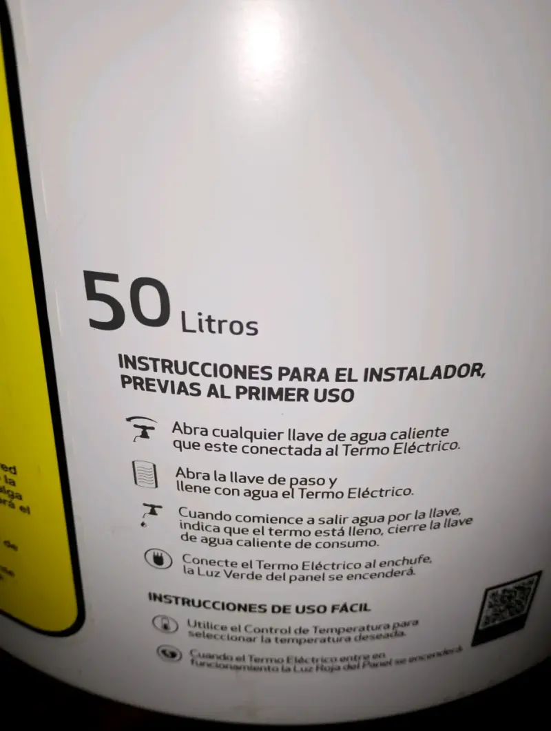 Calefón eléctrico Splendid con termómetro - 2
